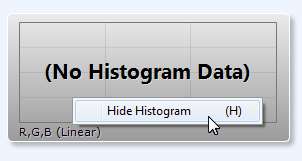 Hide Histogram