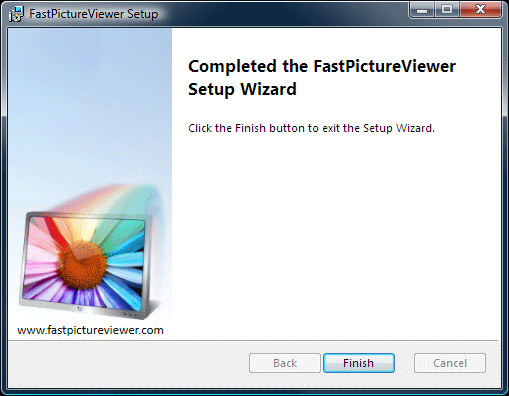 FastPictureViewer Setup - Finish